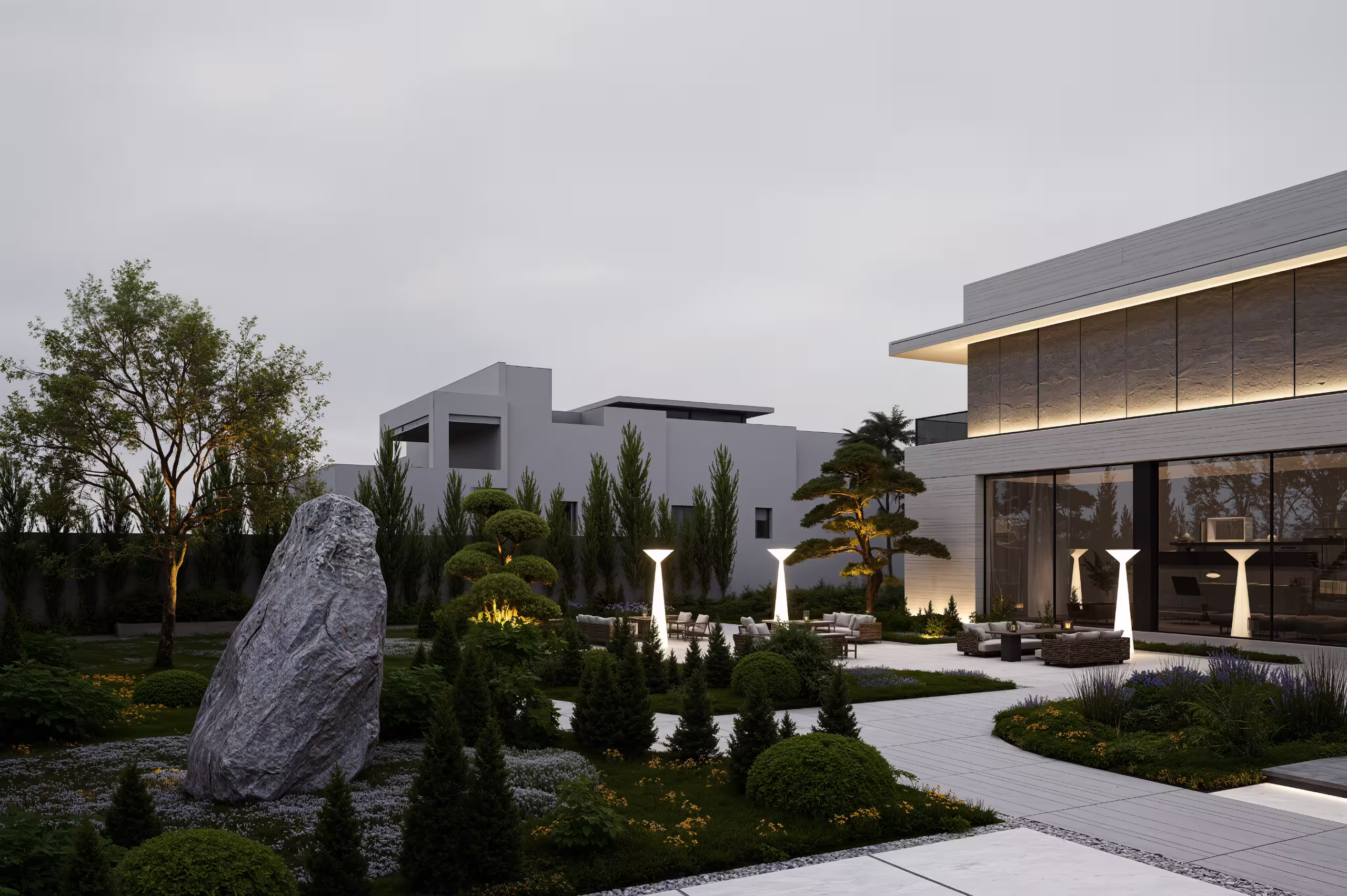 Landscape design — Notch